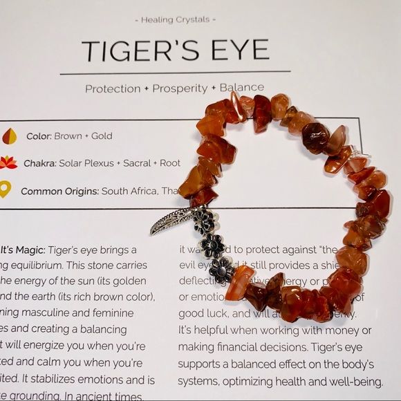 Tiger Eye Crystal Bracelet - Picture 2 of 3